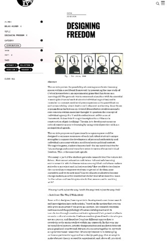Designing Freedom - UAL Research Online